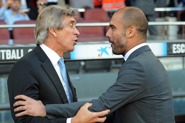 Pellegrini believes Guardiola will now better appreciate what he achieved at the club