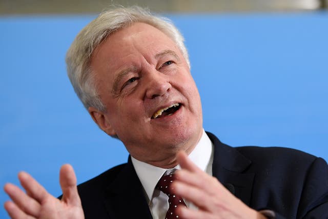 The Brexit Secretary said he believed the prospect of leaving the EU on World Trade Organisation terms would be ‘unlikely’