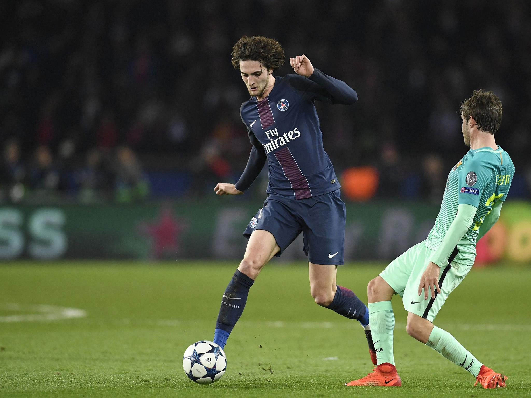 PSG dominated in midfield and Adrien Rabiot was at the heart of it