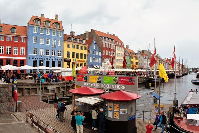 The 17th-century waterfront at Nyhavn