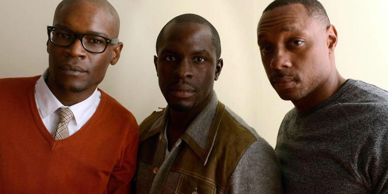 Darien Sills-Evans, Gbenga Akinnagbe and Dorian Missick in ‘Big Words’