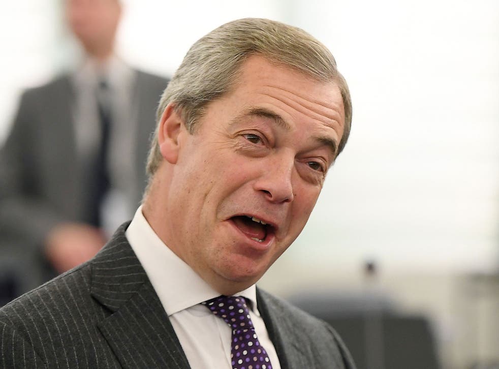 Nigel Farage's words may be coming back to haunt him