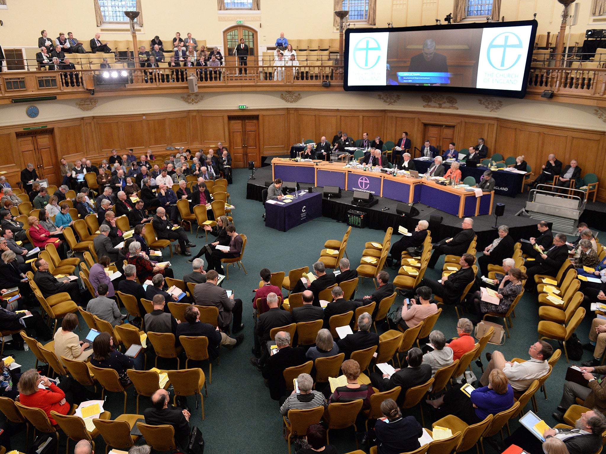 The General Synod voted to reject the controversial motion which said marriage is between a man and woman