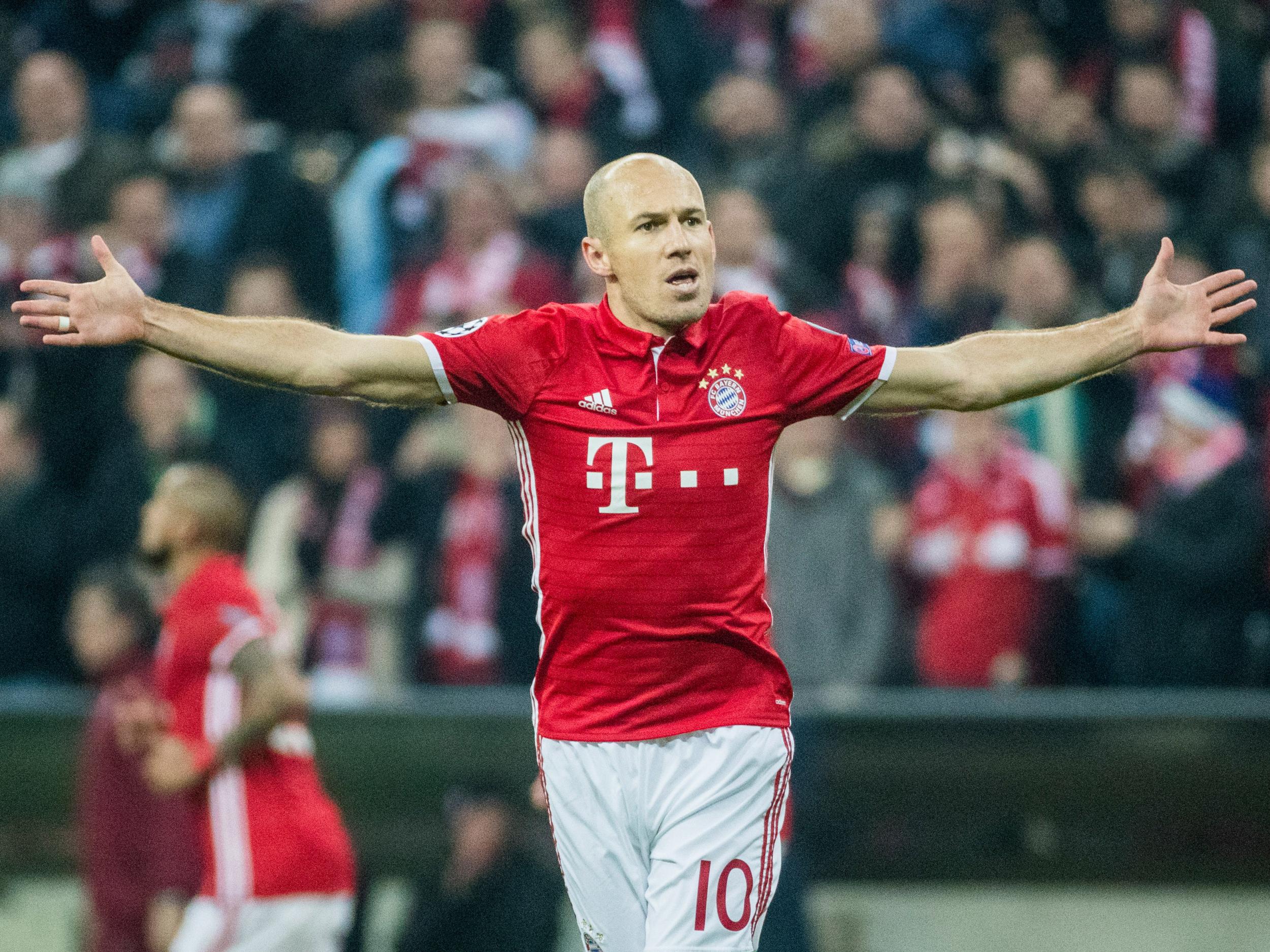 Arjen Robben was at the heart of everything Bayern did well on Wednesday night