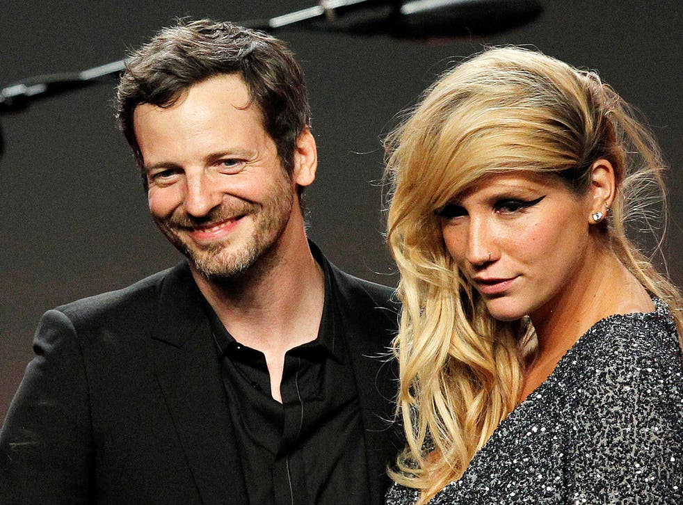 Songwriter Lukasz Gottwald, better known as Dr. Luke, accepting an ASCAP award with Kesha in 2011