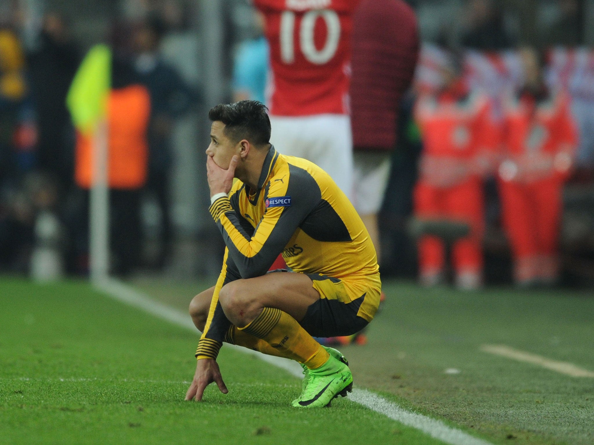 Sanchez's reaction displayed all the signs of a player considering his future