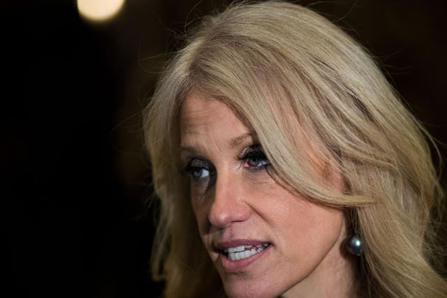 Senior Trump adviser Kellyanne Conway said his spokesman's view of the size of the crowd at the president's inauguration were 'alternative facts'