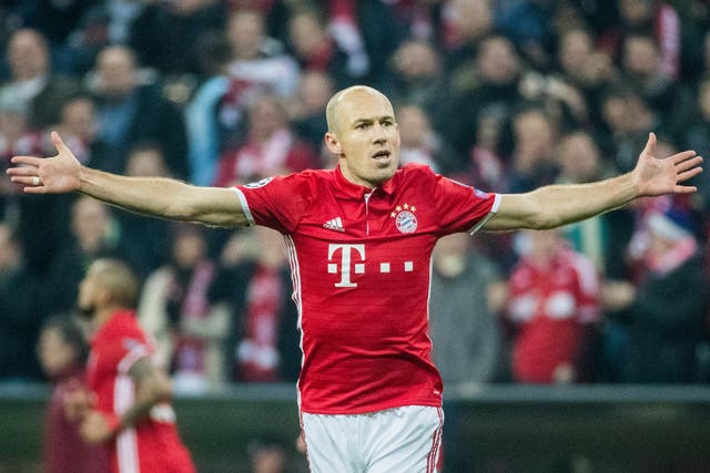 Robben praised his Bayern Munich team-mates for 'killing the game'