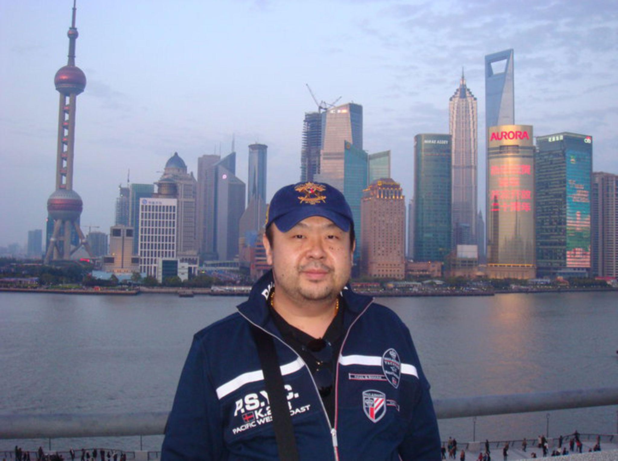 A photo believed to show Kim Jong-nam in Shanghai, posted in Facebook in 2010