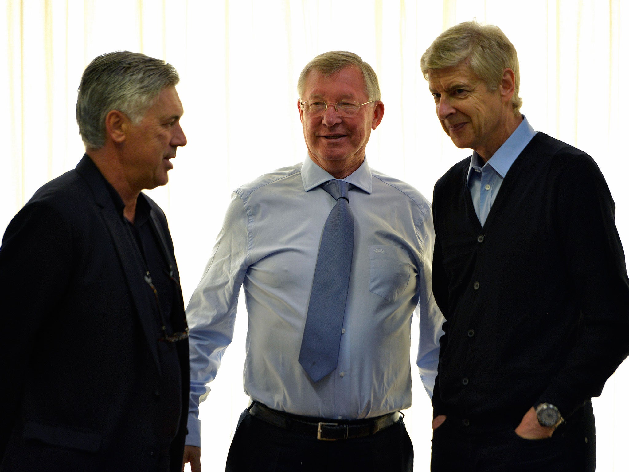 Wenger has failed to win the Champions League during his career, unlike Carlo Ancelotti and Sir Alex Ferguson