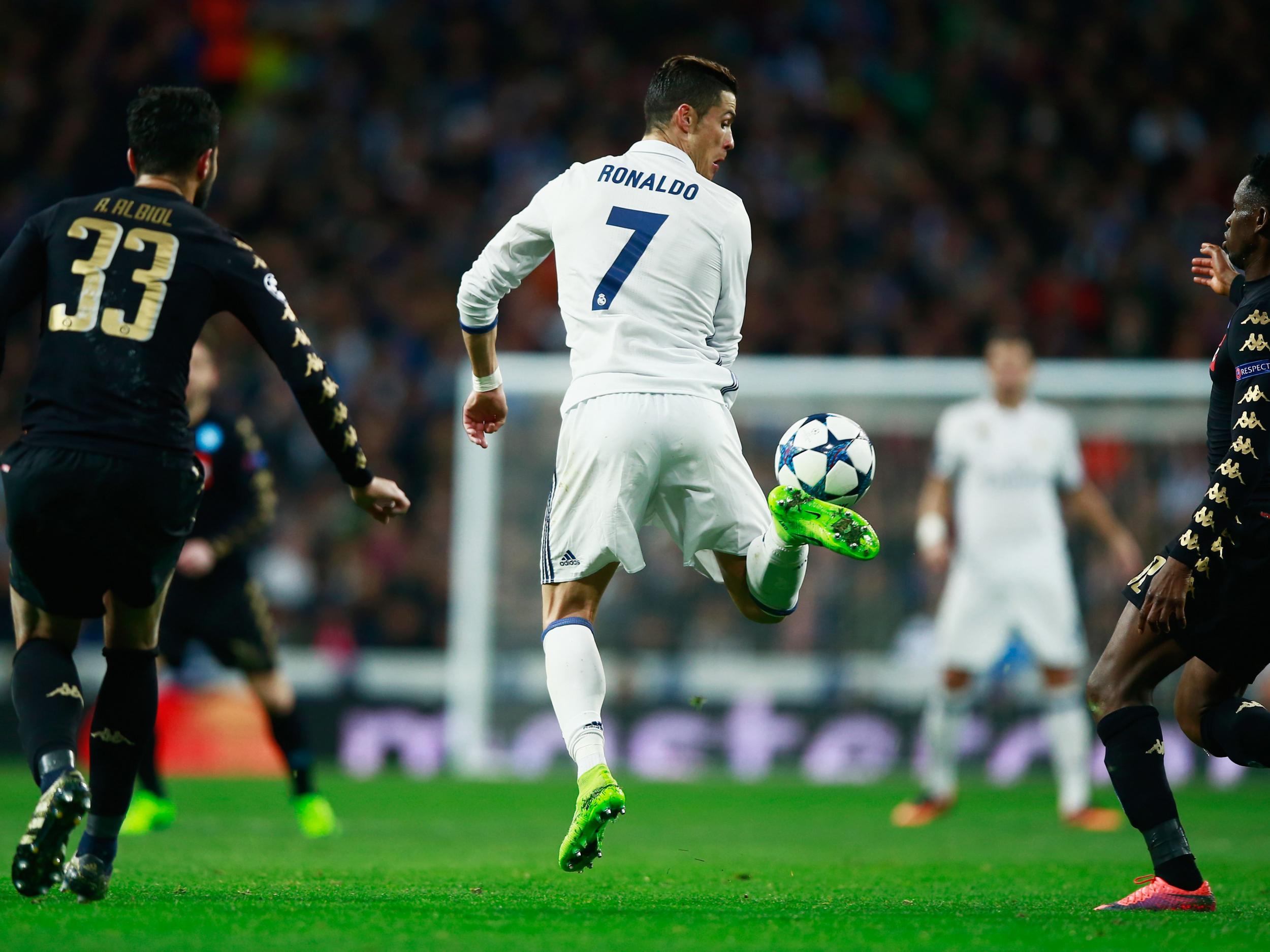 Ronaldo was Madrid's most creative player against Napoli