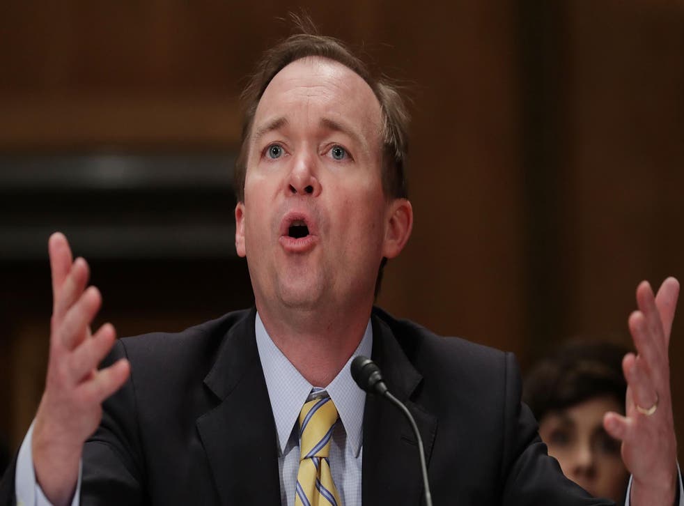 Mr Mulvaney was voted through despite opposition from Democrats and John McCain