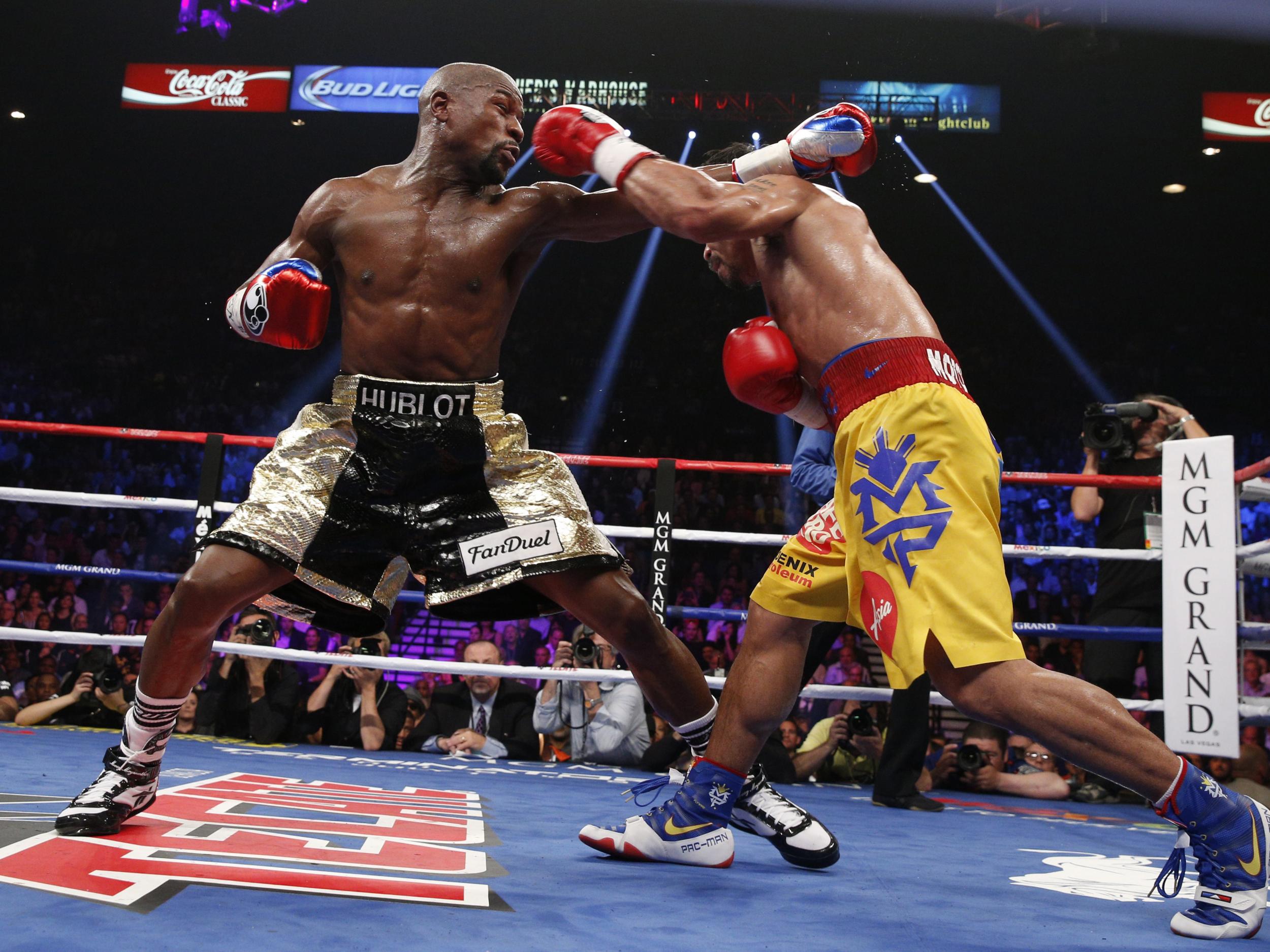 &#13;
Mayweather beat Pacquiao two years ago ti win his 48th consecutive fight (Getty)&#13;