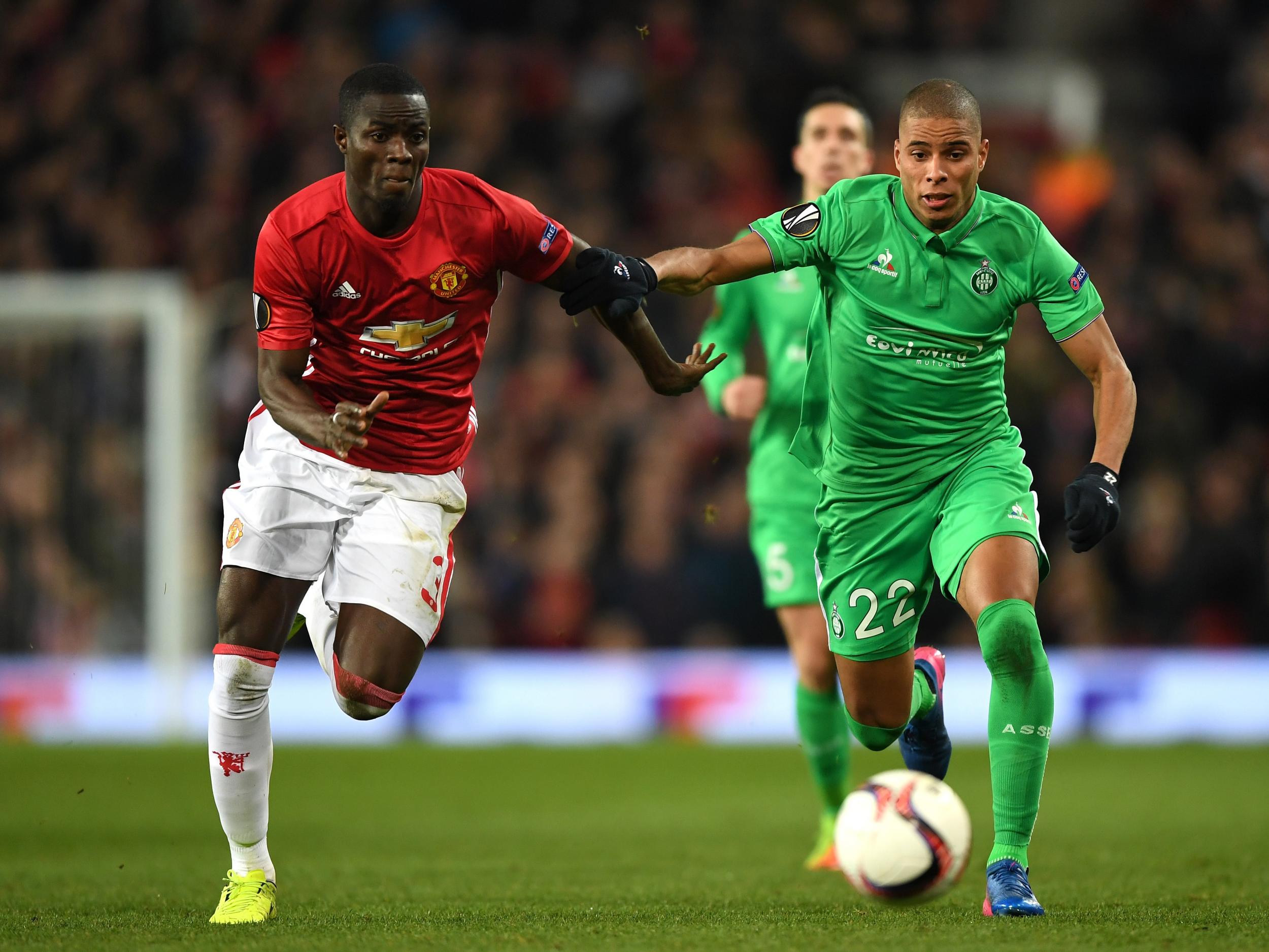 Eric Bailly in action for United