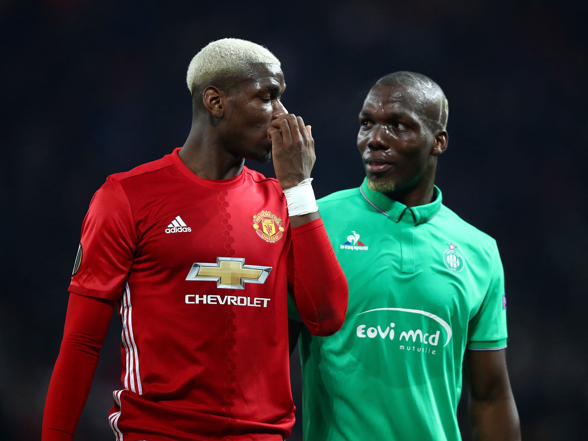 Paul Pogba said playing against his brother, Florentin, was 'magical'