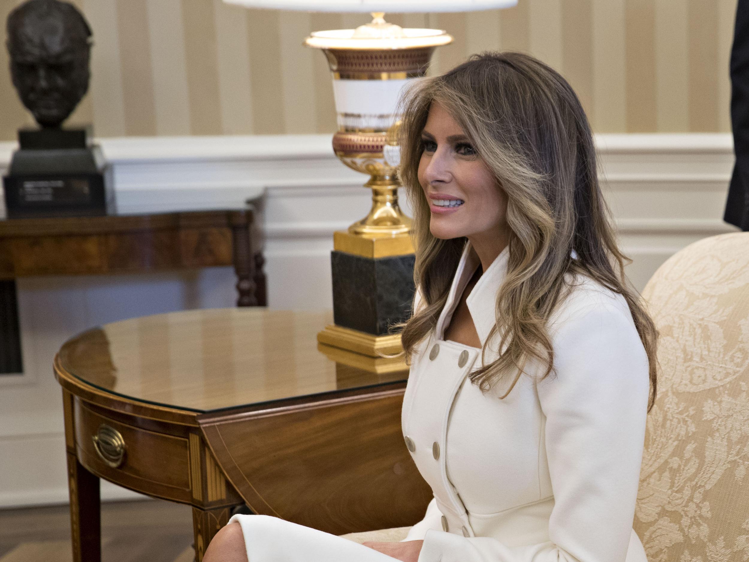 Former model remained largely absent from public appearances in the first three weeks of her husband’s presidency, triggering speculation about her willingness to carry out the duties expected of a first lady
