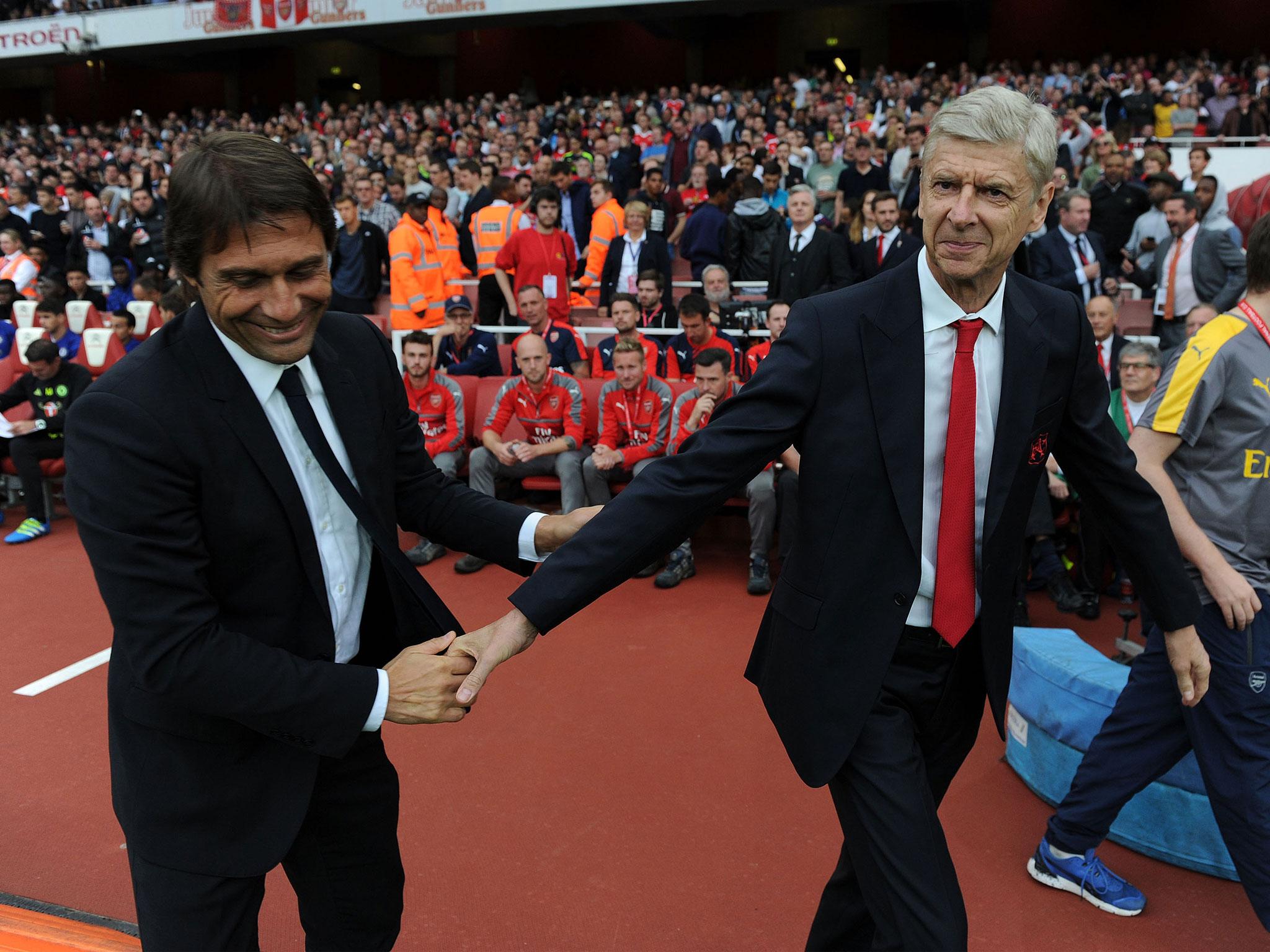 Antonio Conte praised Arsene Wenger and said he has his 'respect' for his work at Arsenal