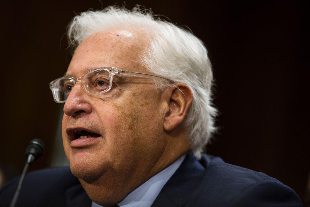 David Friedman testifies during a Senate Foreign Relations Committee hearing to examine his nomination to be US Ambassador to Israel on Capitol Hill on February 16, 2017 in Washington, DC