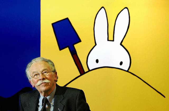 Dick Bruna, the illustrator who created beloved children's character Miffy