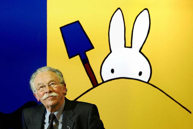 Dick Bruna, the illustrator who created beloved children's character Miffy