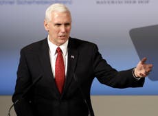Mike Pence says US to hold Russia accountable, stand with Nato