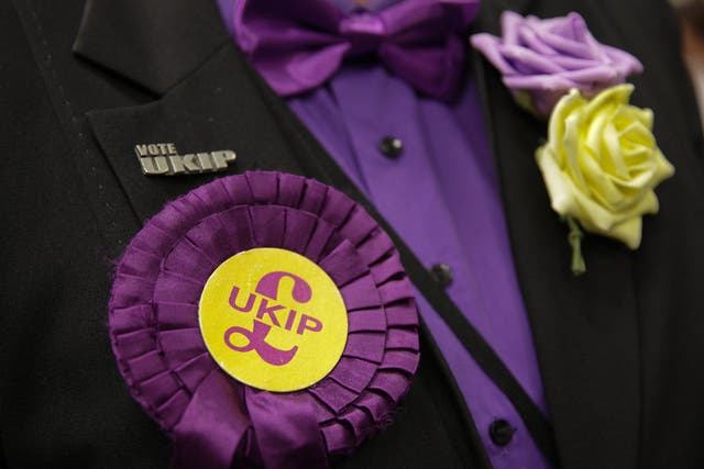 In 2015, Ukip gained 10 per cent more votes than in 2010