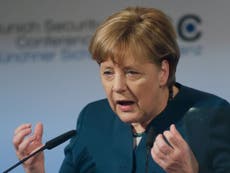 Angela Merkel calls for cooperation with Russia in fight against Isis