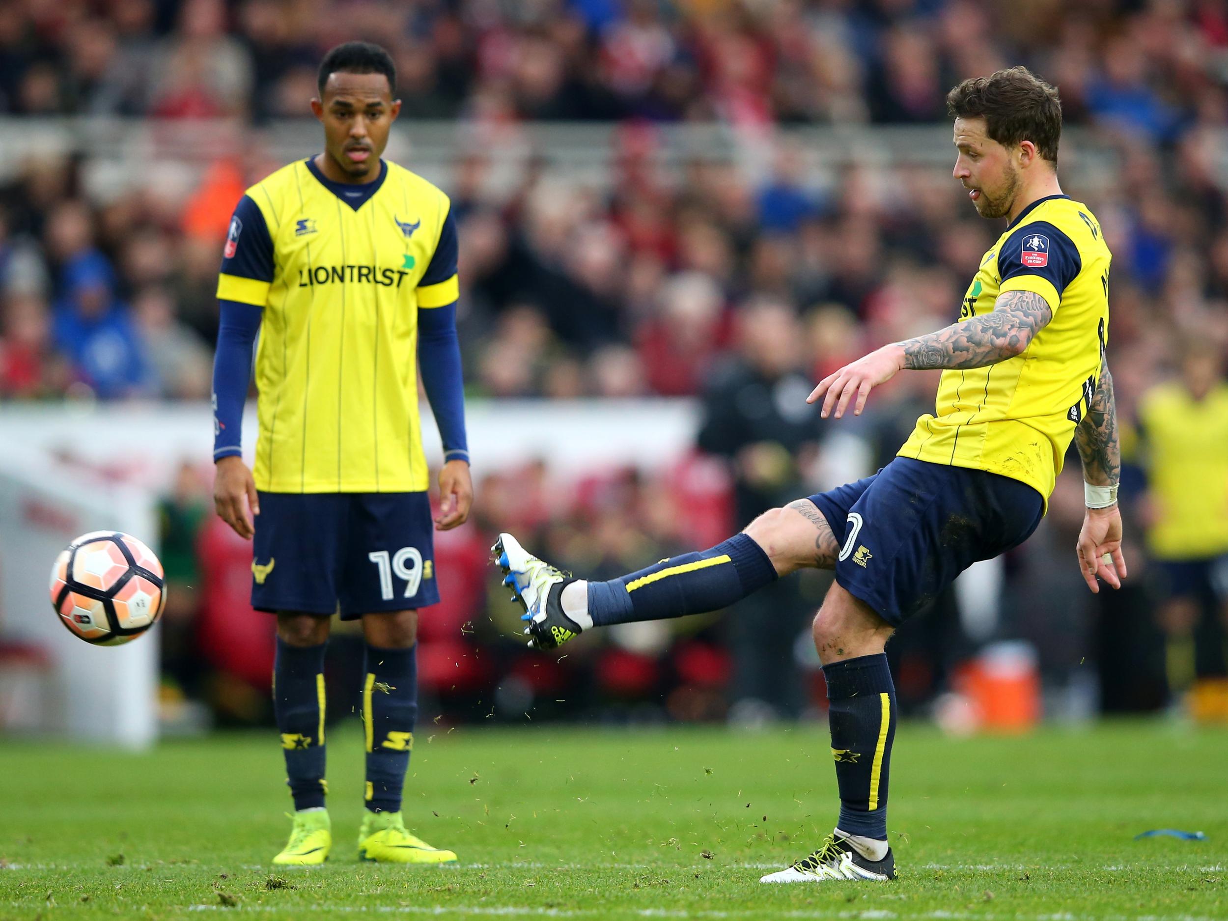 Chris Maguire scored with a superb second-half free-kick