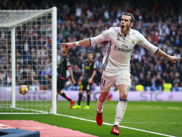 Bale scored on his return from injury