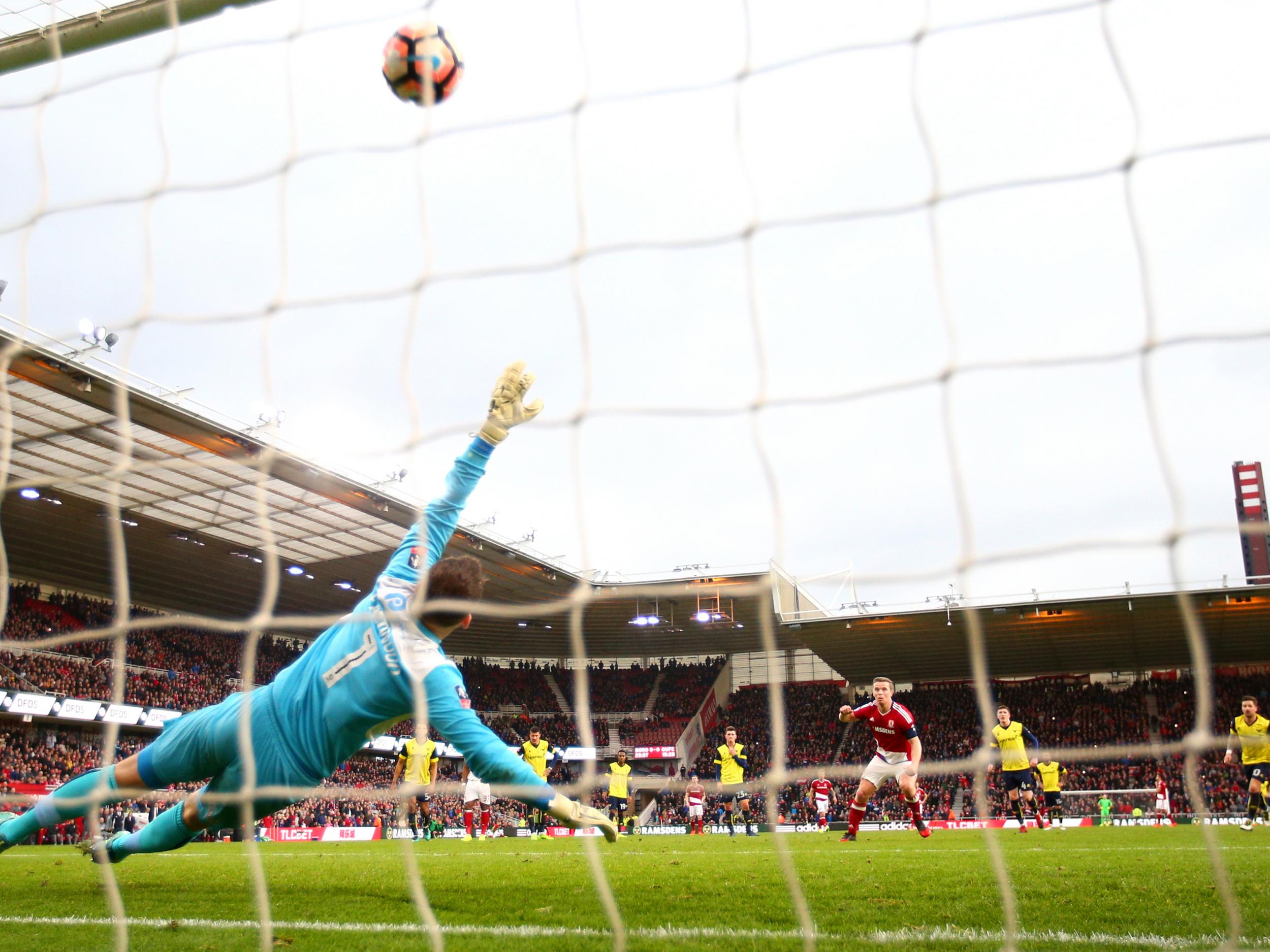 Leadbitter gave his side the lead with a confident strike from the penalty spot