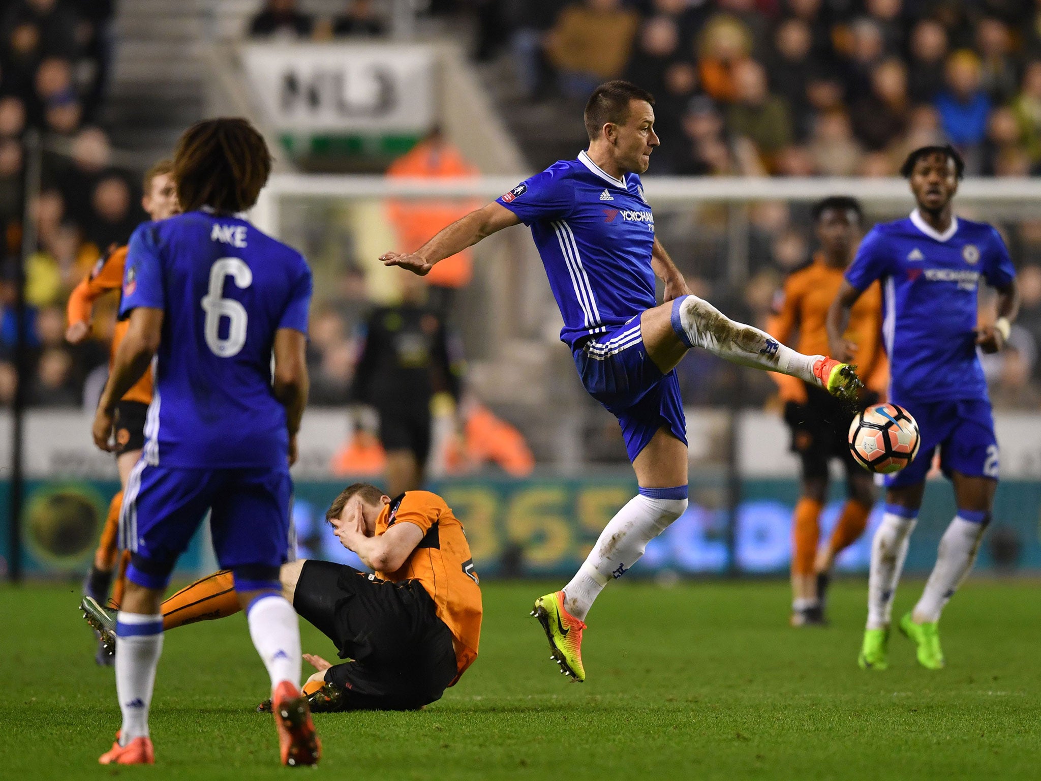 John Terry returned to action for his side