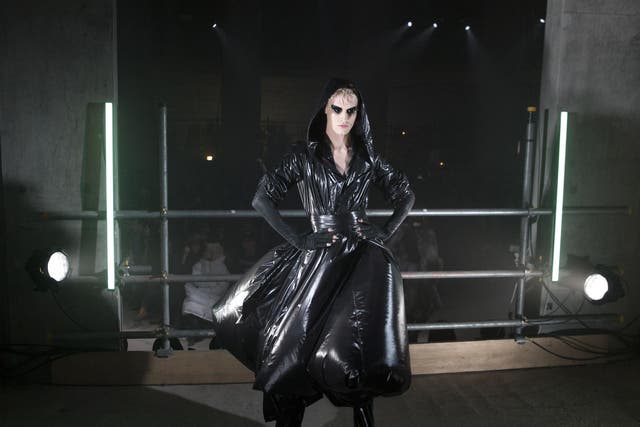 Gareth Pugh’s collection was riffed with anarchy and extremism 