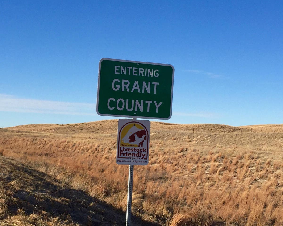to Grant County Nebraska where people love Donald Trump more