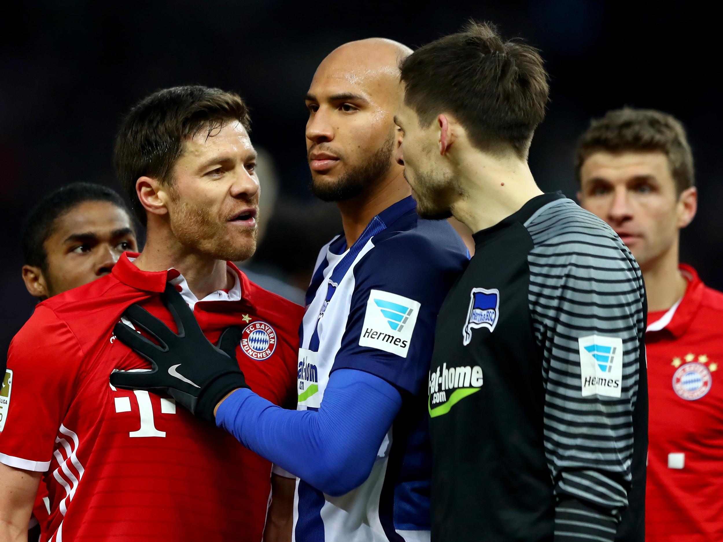 Xabi Alonso and Rune Jarstein almost came to blows