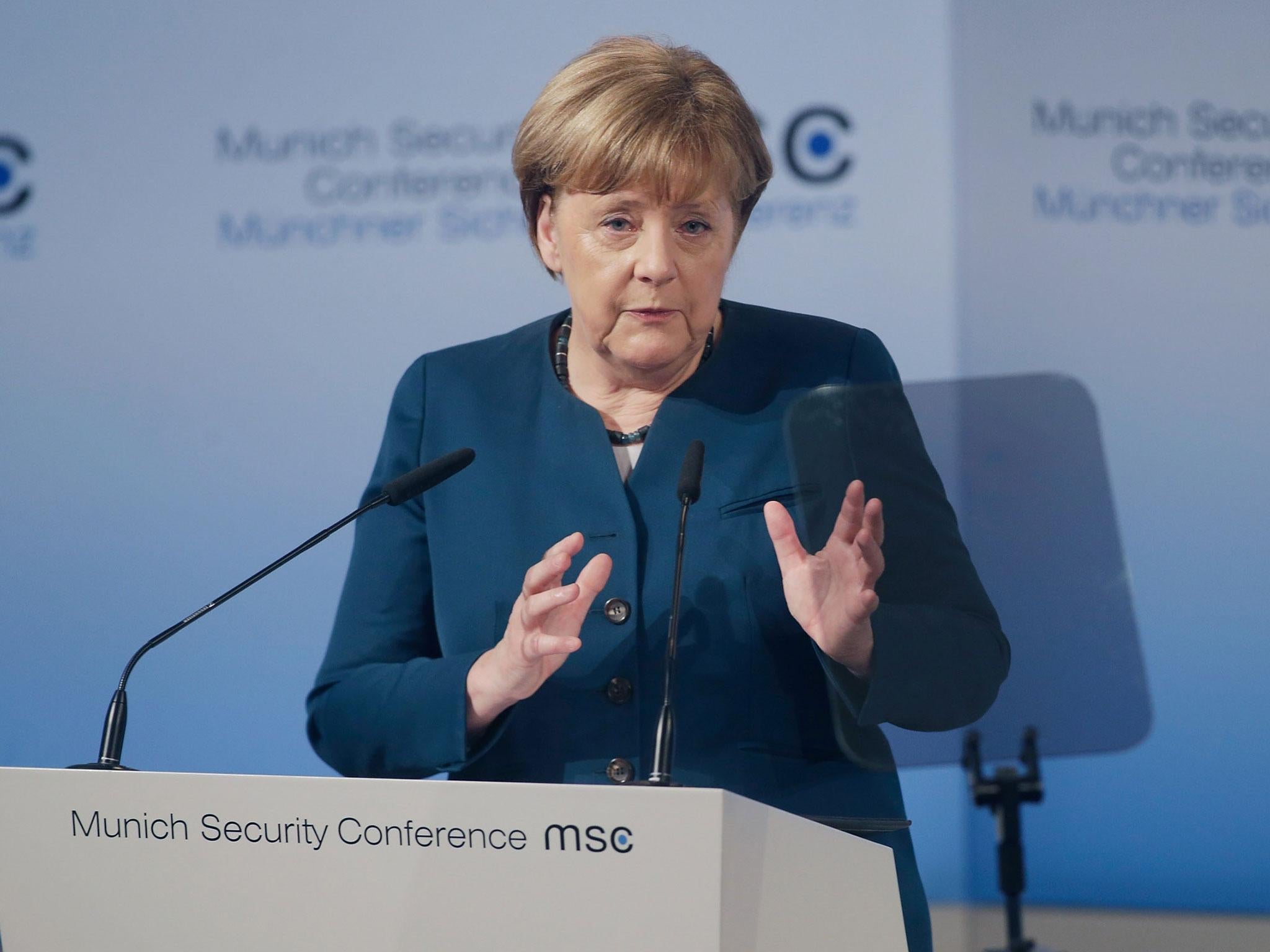Angela Merkel also called on Europe and its allies to cooperate with Russia in the fight against Isis