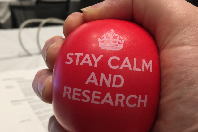 A stress ball sent from the UK to US scientists, many of whom are worried by Donald Trump's apparent dismissal of climate science