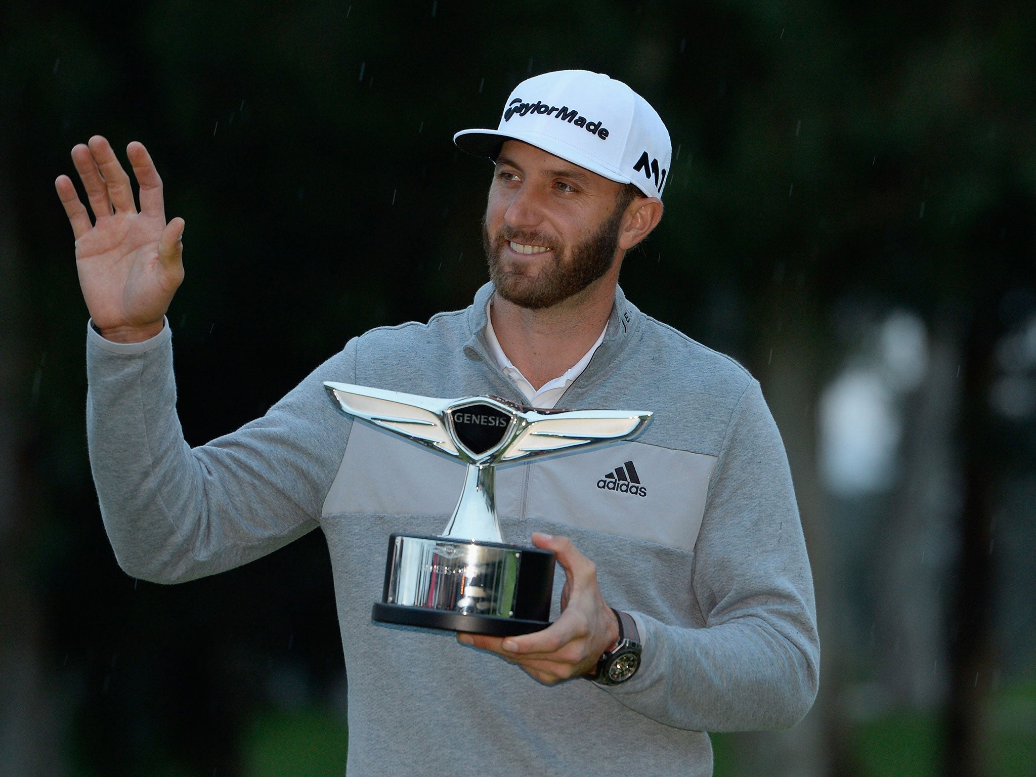 Dustin Johnson is the new world No 1 after his dominant victory at the Genesis Open