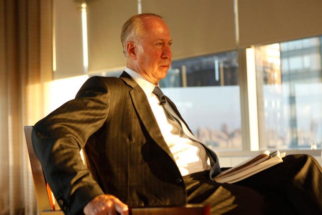 File photo of David Gergen, who served in the Nixon administration but said he was 'more worried' about President Trump