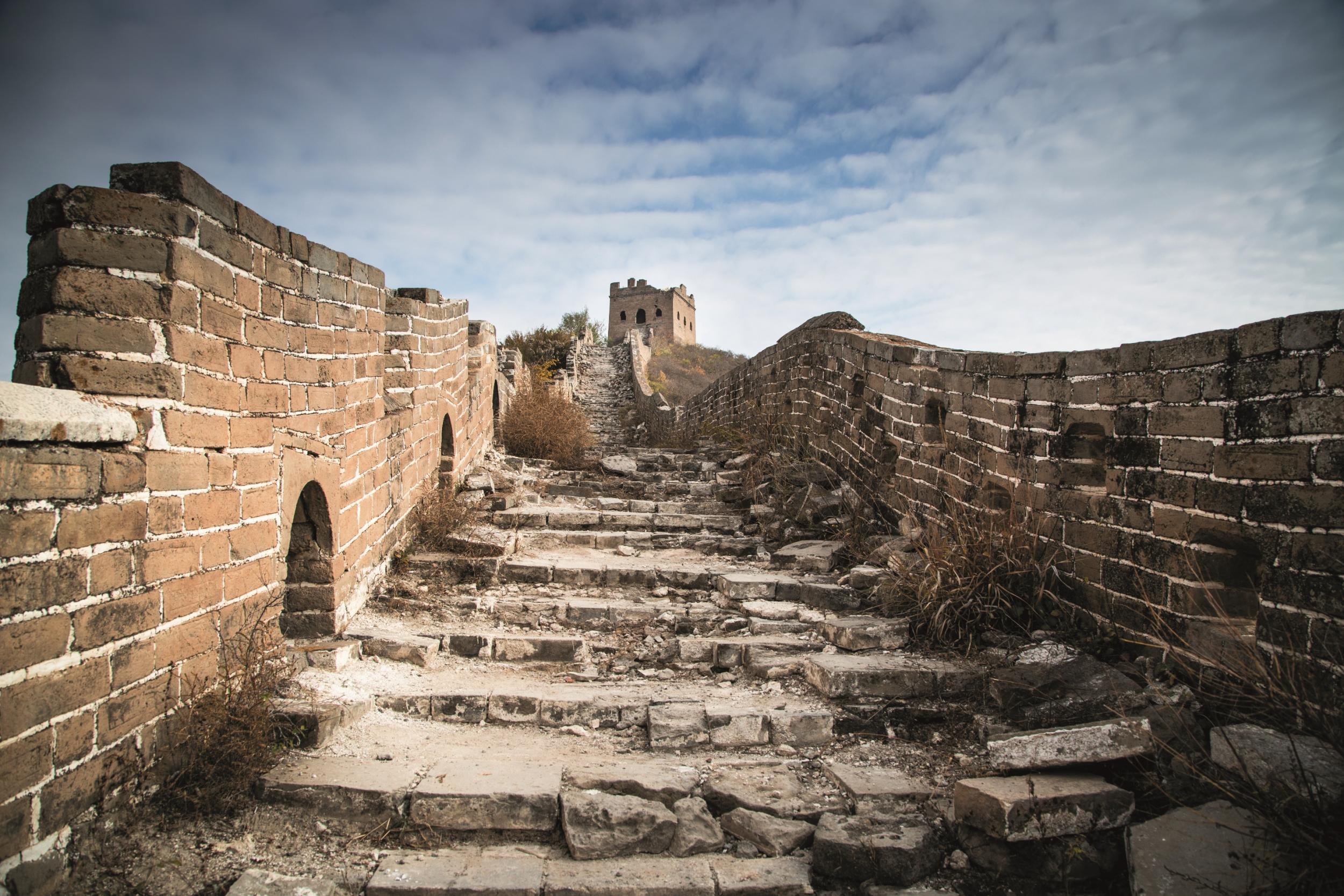 The Gubeikou section takes you to unrestored parts of the wall