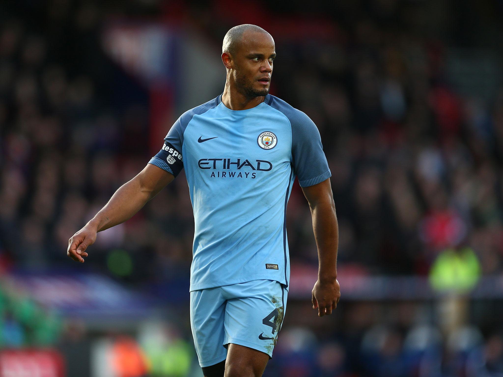 Vincent Kompany is not available for Manchester City's Champions League visit of Monaco