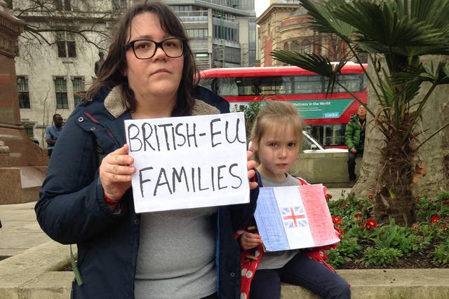Mother of three, Isabelle, says she fears she may be forced to return to France after Brexit