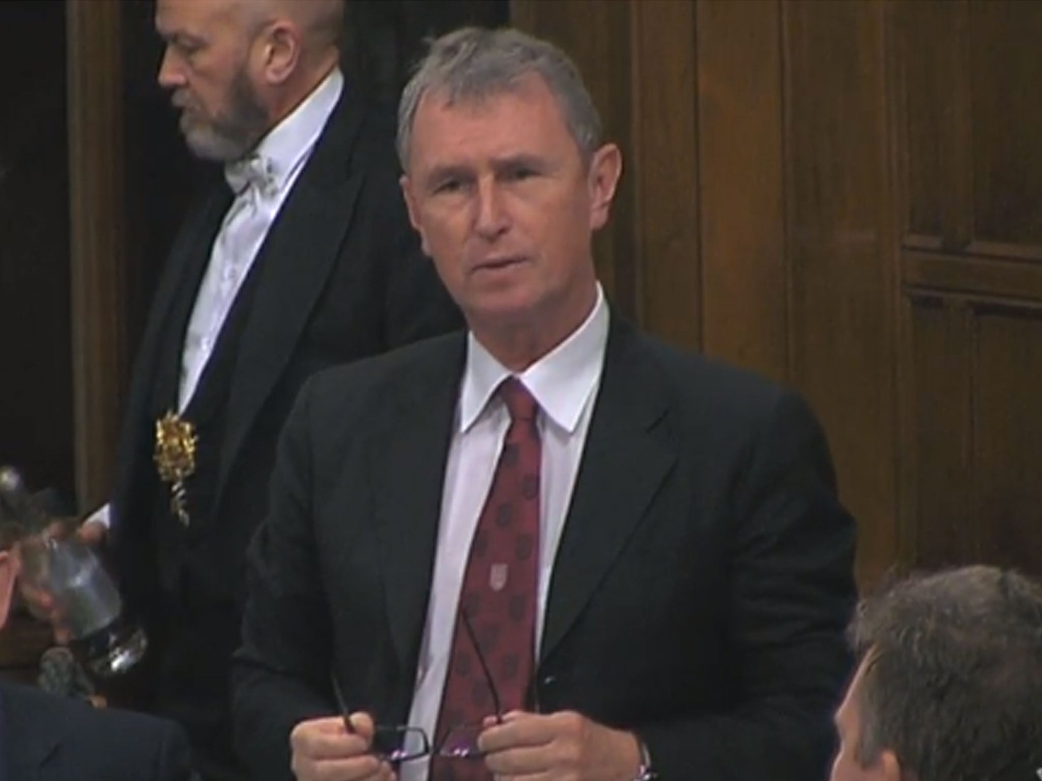 1922 Committee secretary Nigel Evans said Ms May should announce her departure ‘forthwith’