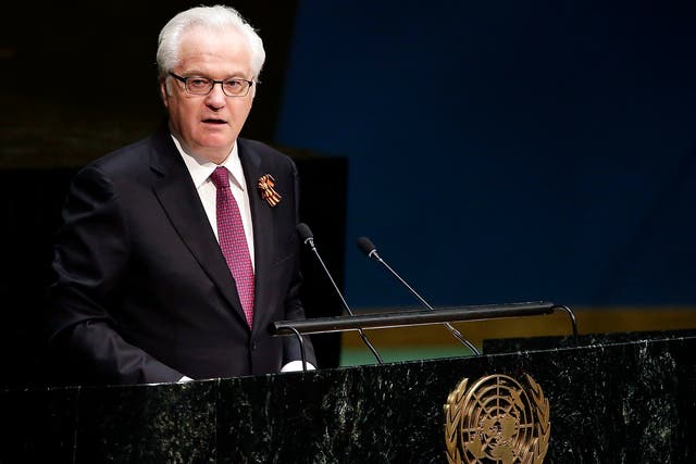 The Russian ambassador to the UN Vitaly Churkin has died in New York