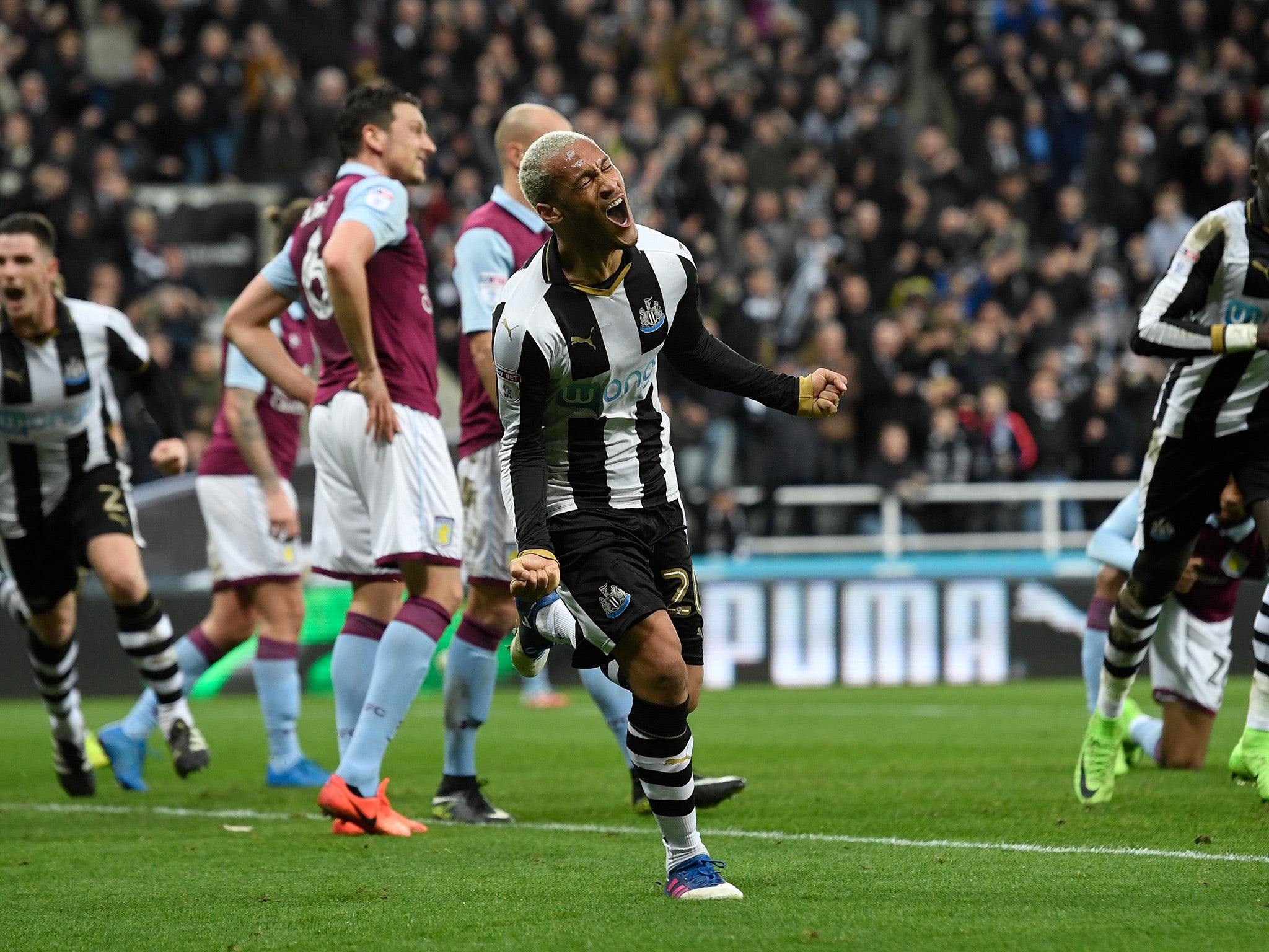 Yoan Gouffran scored the opener before Henri Lansbury turned the ball into his own net