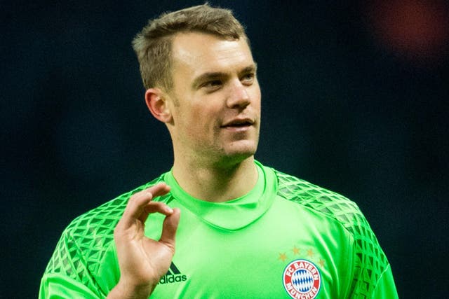 Manuel Neuer couldn't stop himself from taunting Arsenal following their 5-1 defeat by Bayern Munich