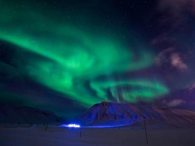 Dark winter in Svalbard offers great conditions for seeing the Northern Lights