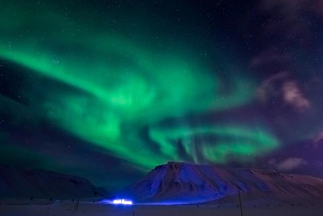 Dark winter in Svalbard offers great conditions for seeing the Northern Lights