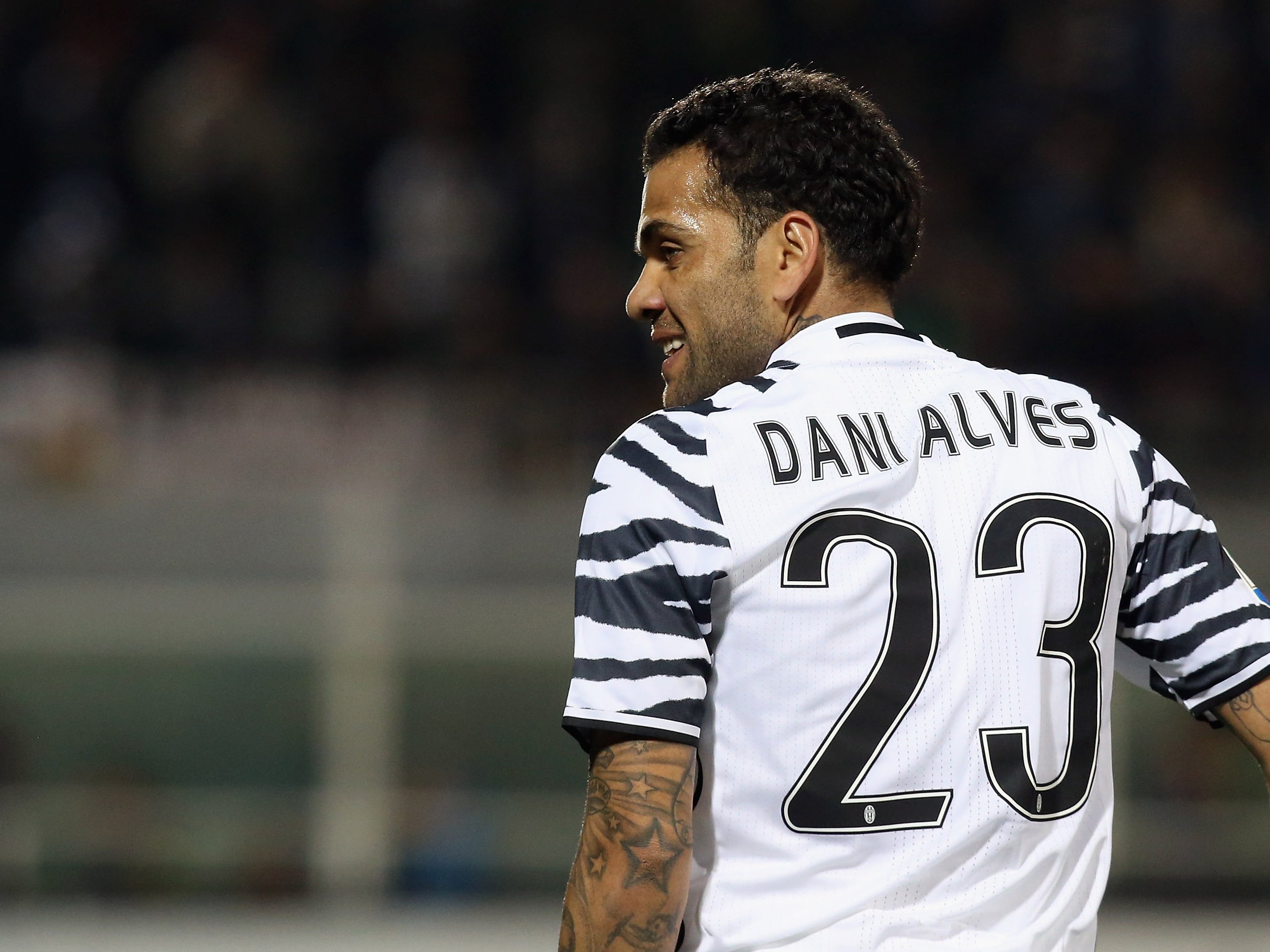 Dani Alves joined Juventus from Barcelona 12 months ago
