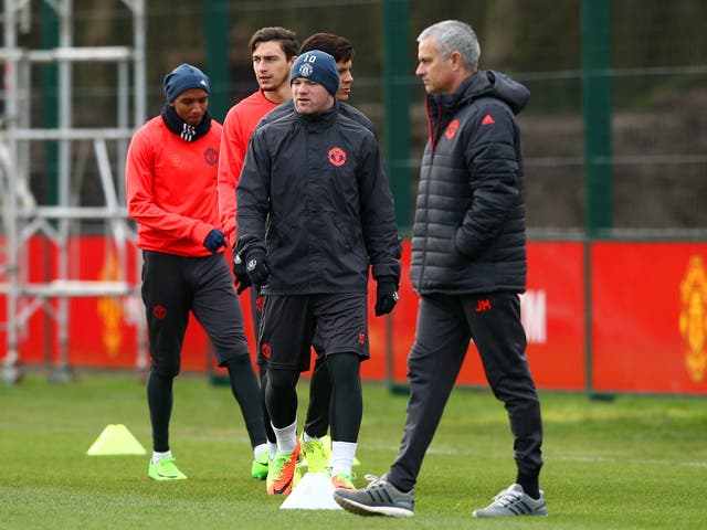 Wayne Rooney has not featured since 1 February having struggled with a muscle problem