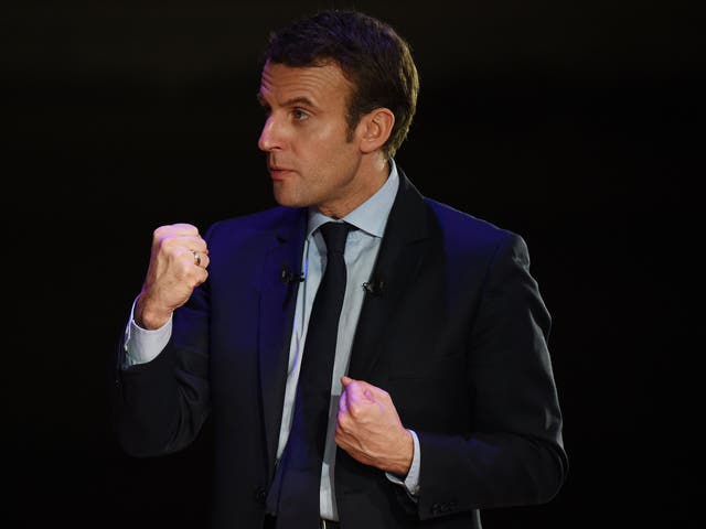 'We must believe in Europe, love Europe and breathe Europe', Mr Macron said